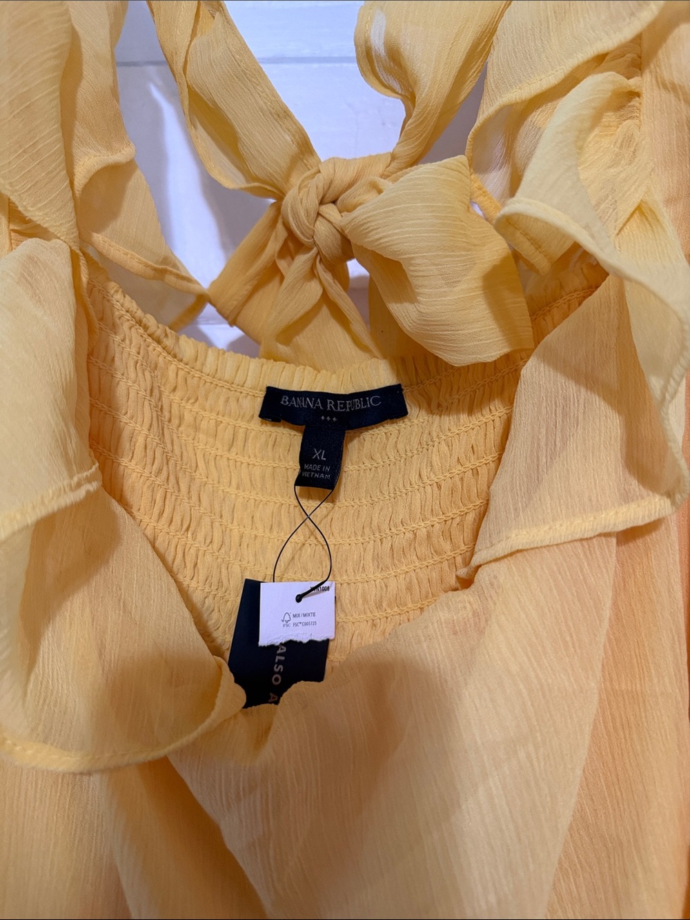 Yellow Ruffle Sundress - Unbranded - Picture 2 of 7